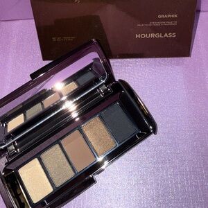 Hourglass Graphik Eyeshadow Palette - Gold, Tan, Black